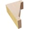 Ekena Millwork 2"W x 4"D x 6"H Classic Burlington Rough Cedar Woodgrain TimberThane Corbel, Primed Tan CORUR02X04X06BURRCPR - alternate 6